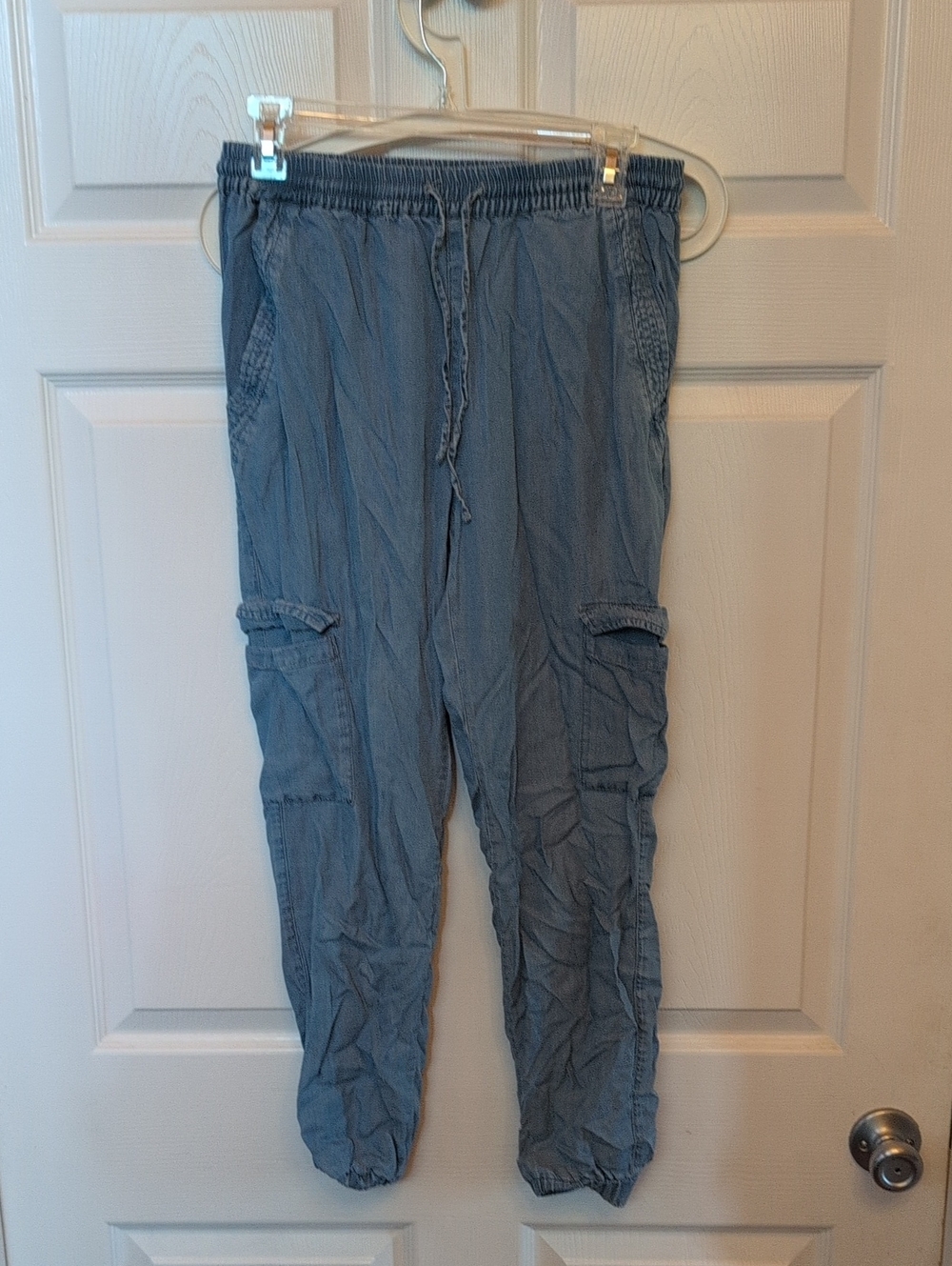 Love Tree Light Blue Cargo Pants